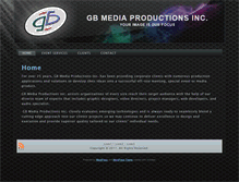 Tablet Screenshot of gbmediainc.com